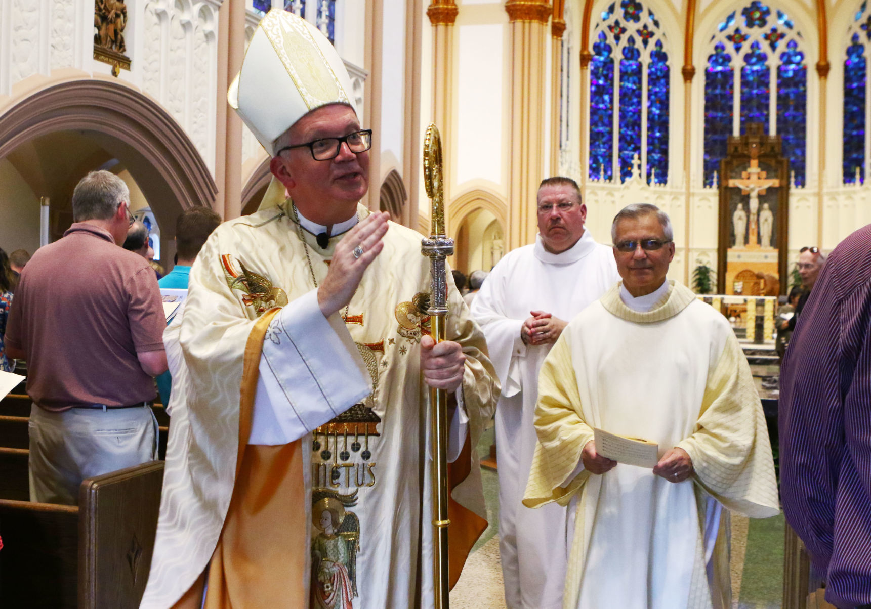 Bishop Hying's final mass